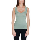 Vero Moda Green Viscose Tank Top -   -  Vero Moda.